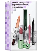 Clinique 5-Pc. Ready In 5: Berry Sweet Makeup Gift Set for Eyes & Lips, Created for Macy's