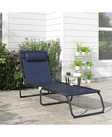 Simplie Fun Foldable Chaise Lounge Chair: Ultimate Relaxation for Sunbathing and Napping