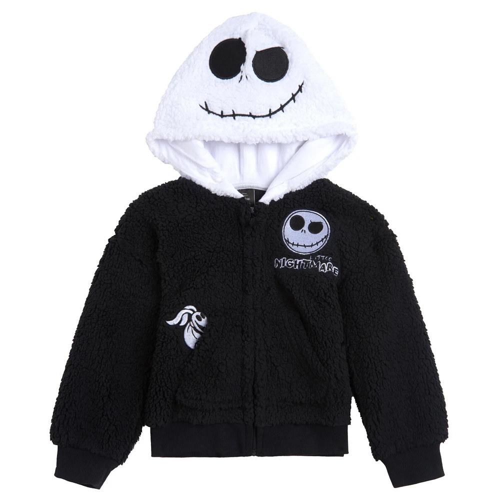 Nightmare Before Christmas Baby Boys Cosplay Hoodie Cozy Sherpa