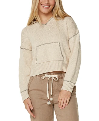 Roxy Juniors' Oasis Discovery Hooded Long-Sleeve Sweater