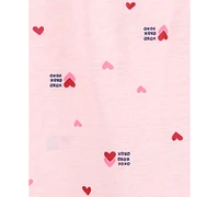 Carter's Little & Big Girls Heart-Print Nightgowns, 2 Pack