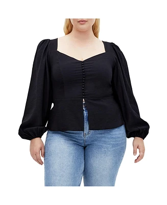 City Chic Plus Sweet Adelyn Top