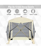 Simplie Fun Pop-Up Gazebo Shelter Tent for Outdoor Events