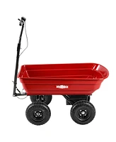 Streamdale Furniture wheelbarrow electric Hassle-free assemble: this utility cart's durable steel frame is easy to Assemble while the sturdy poly tub