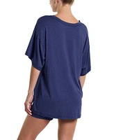 Hanky Panky Women's Dream Ease Sleep Dress Bike Short Sleep Set