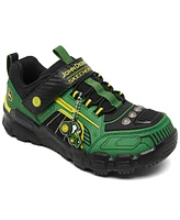 Skechers Little Boys John Deere: Adventure Track Rugged Brights Light-Up Fastening Strap Casual Sneakers from Finish Line