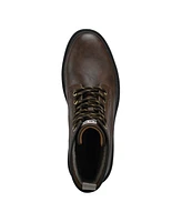 Guess Men's Citizen Memory Foam Lace Up Plain Toe Boots