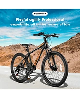 Streamdale Furniture 24 inch Mountain Bike Bicycle for Adults Aluminium Frame Bike Shimano 21-Speed with Disc Brake