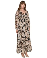 Tommy Hilfiger Women's Floral-Print Maxi Dress