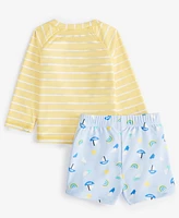 First Impressions Baby Boys Boat Ride Top, Hat & Swim Shorts, 3 Piece Set, Exclusively at Macy's