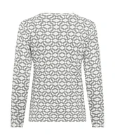 Olsen Women's Long Sleeve Allover Print T-Shirt