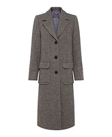 Olsen Women's Wool Blend Herringbone Coat