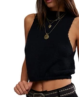 Free People Women's Warm Fluff Sleeveless Crop Top