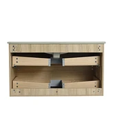 36" Wall-Mounted Bathroom Vanity (Only the Cabinet Body)