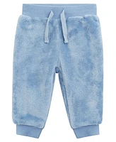 Guess Baby Boy Plush Velour Top and Pant, 2-Piece Set