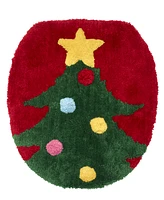 Avanti Christmas Tree Polyester Bath Rug Se