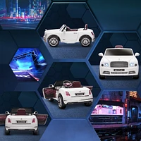 Bentley Mulsanne 12V Ride on Car, Battery Powered Car with Remote Control, Suspension, Startup Sound, Led Lights, MP3, Horn, Music, Forward and Backwa