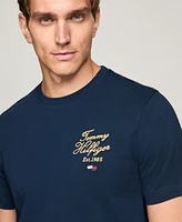 Tommy Hilfiger Men's Embroidered Script Logo T-Shirt