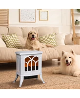 Simplie Fun Cozy Electric Fireplace Stove: Realistic Flames, Adjustable Heat, Safety Features