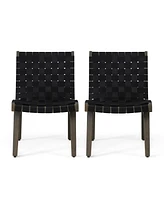 Charlotte Lounge Chair Set: Woven Comfort, Timeless Style