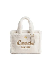 Coach Shearling Cargo Small Tote Bag