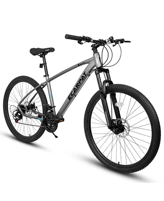 Streamdale Furniture A2757 27 Inch Mountain Bike 21 Speed, Suspension Fork, Aluminum Frame Disc Brake, Mountain biking for both men and women.