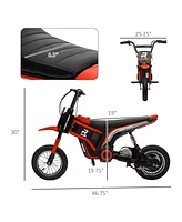 Simplie Fun Electric Dirt Bike with Twist Grip Throttle, 24V 350W Off