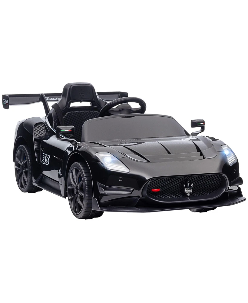 Streamdale Furniture Maserati GT2 Licensed Ride On Car, 12V Battery Powered Electric Car for Kids with Shock