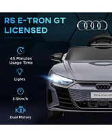 Kids Ride on Car, 12V Licensed Audi Rs E-tron Gt 3.1 Mph Electric Car for Kids, Ride-on Toy for Boys and Girls with Remote Control, 4 Wheels with Susp