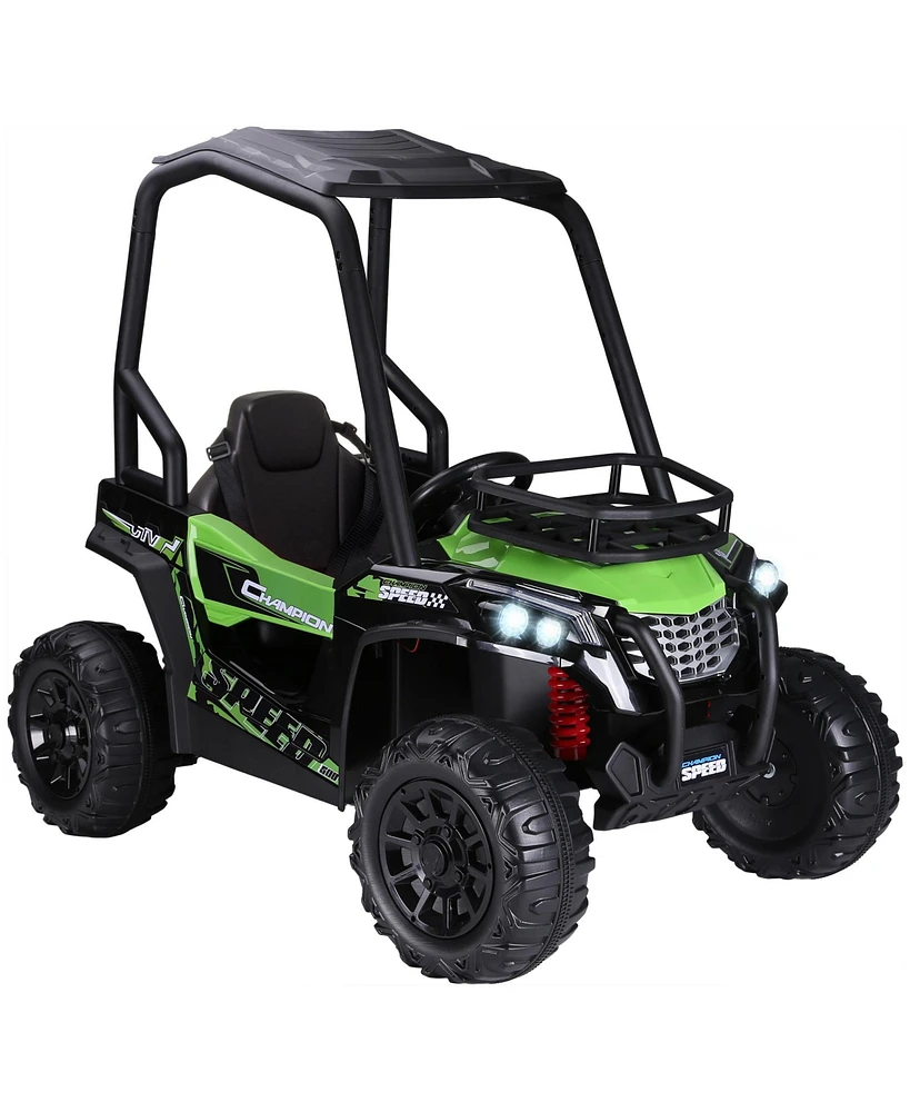 Simplie Fun Thrilling 12V Kids Utv: Ultimate Off-Road Adventure with Safety and Entertainment