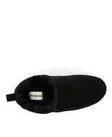 Dearfoams Men's Graham Genuine Suede Closed Back Loafer Slipper