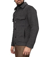 Bagatelle Homme Men's Wool Blend Double Face Trucker Jacket