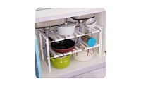 Slickblue Classic Korean-Style Stainless Steel Multi-Functional Kitchen Sink Rack