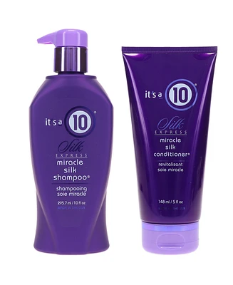 it's a 10 Silk Express Silk Shampoo 10 oz & Silk Express Silk Conditioner 5 oz Combo Pack