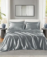 Madison Park Essentials Satin 4-Pc. Sheet Set, Twin