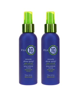 it's a 10 Miracle Shine Spray 4 oz 2 Pack