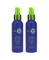 it's a 10 Miracle Shine Spray 4 oz 2 Pack