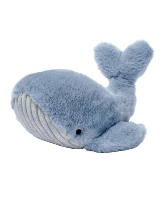 Lambs & Ivy Bubbles & Squirt Soft Plush Blue Whale Stuffed Animal Toy