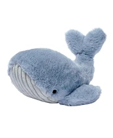 Lambs & Ivy Bubbles & Squirt Soft Plush Blue Whale Stuffed Animal Toy