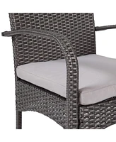 Streamdale Furniture Cordoba Kd Pe Wicker Dining Chair