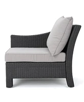 Antibes V Shape Sofa Set Grey - R Arm