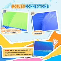 Streamdale Furniture 5-in-1 Inflatable Water Slide Kids Bounce House Water Park Jumping Castle Includes Trampoline Slide Water Pool Cannon Climbing Wa