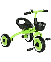 Streamdale Furniture Adjustable Toddler Tricycle: Easy-Grip, Durable, with Basket & Bell