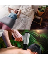 Pursonic Ultimate Muscle Recovery & Pain Relief Bundle: 6 Speed Massage Gun & Electric Heating Pad