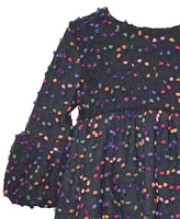 Bonnie Jean Little Girls 3D Confetti Dot Knit Dress