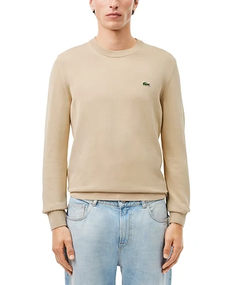 Lacoste Men's Solid Croc Sweater