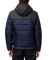 Lacoste Men's Water Repellent Full Zip Puffer Jacket - JB1