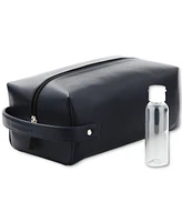 Perry Ellis Portfolio Men's Faux-Leather Travel Kit