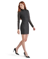 Steve Madden Women's Krista Rhinestone Mini Dress