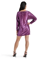 Steve Madden Women's Ginger Sequined Mini Shift Dress